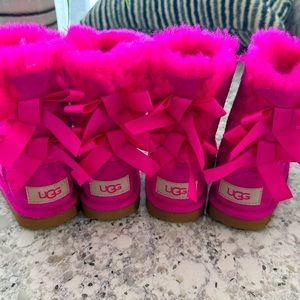 Toddler UGG Bailey Bow ll Boot (Hot Pink)